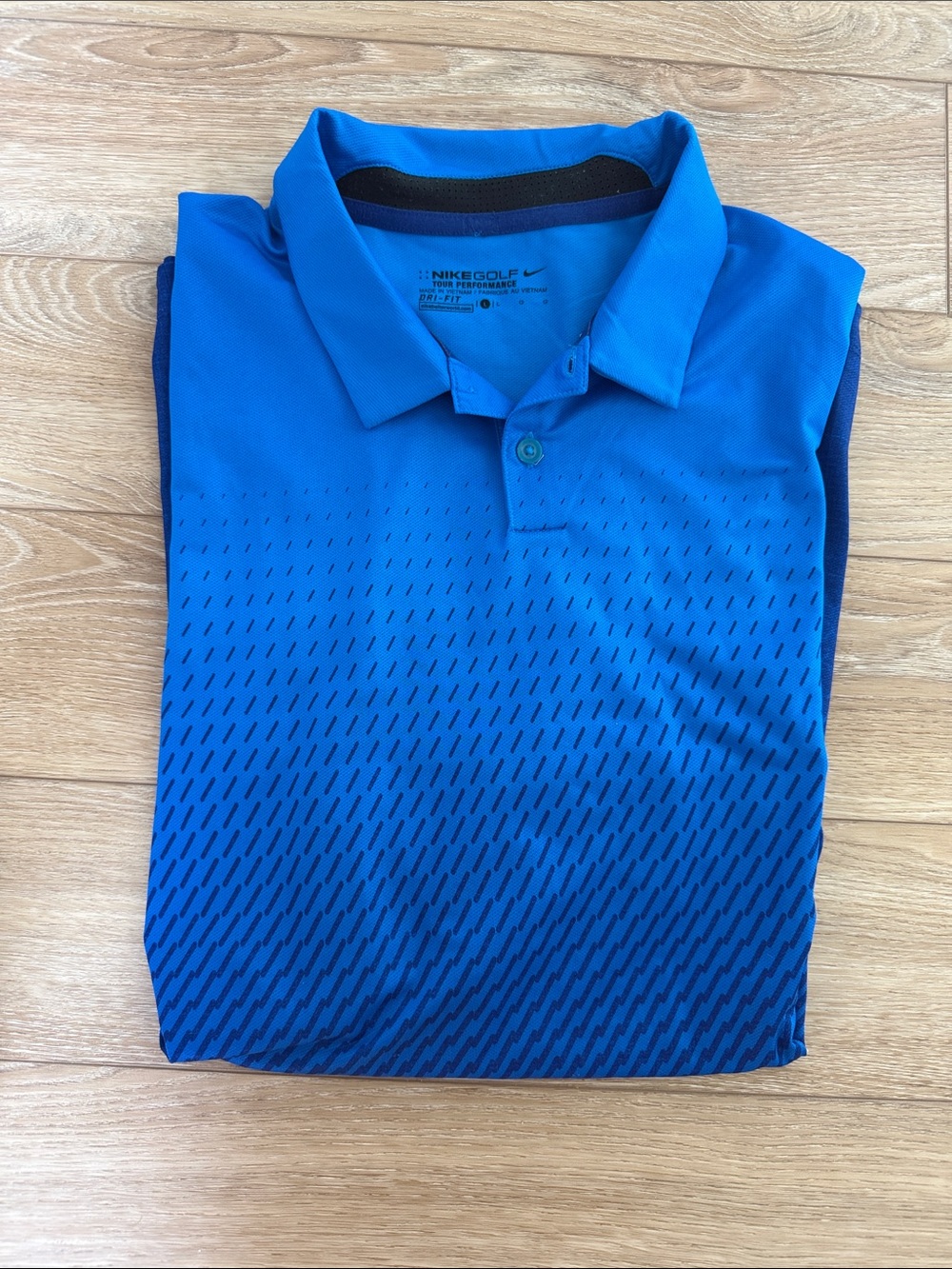 Nike Royal Blue Gradient Men's Polo Shirt